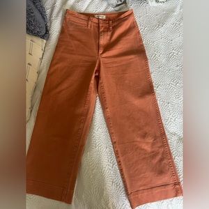 Madewell Wide Leg Cropped Jeans